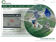 Tablet Screenshot of erams.com